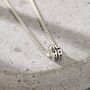 Mens Personalised Mini Spinning Disc Necklace, thumbnail 5 of 7
