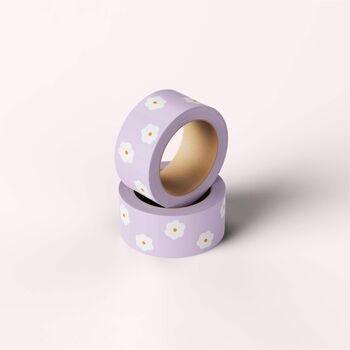 Purple Flower Washi Tape, 2 of 4
