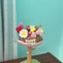 Mini Crochet Flowers Basket, thumbnail 6 of 7