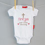 Little Blessing Christening Babygrow Or T Shirt, thumbnail 1 of 9