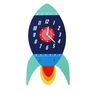Personalised Children's Rocket Spaceship Clock, thumbnail 2 of 2