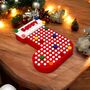 Personalised Lego Compatiblle Christmas Stocking, thumbnail 5 of 5