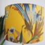 Mustard Exotic Floral Lampshade, thumbnail 7 of 8