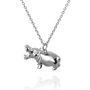 Personalised Hippo Necklace, thumbnail 5 of 11