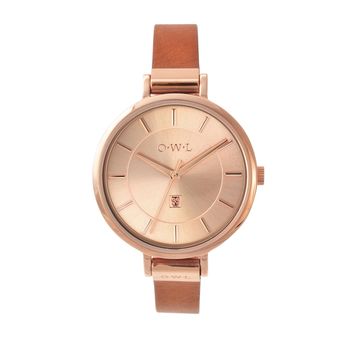 Mayfair Ladies Leather Strap Watch, 7 of 8