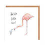 New Baby Card Flamingos 'Abbot And Morgan', thumbnail 3 of 3
