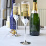 Personalised Champagne Flute With Nouveau Design, thumbnail 5 of 11