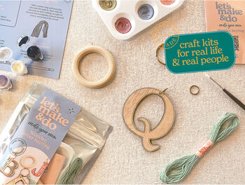Paint Your Own Initial Keyring Kit, 8 of 9