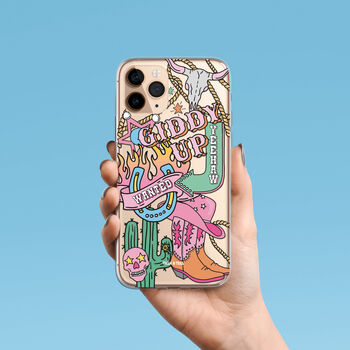 Giddy Up Cowgirl Western Phone Case For iPhone, 6 of 9