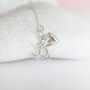 Faith, Hope And Charity Necklace In Sterling Silver, thumbnail 1 of 10