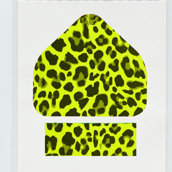 Neon Leopard Charger And Cable Sticker, 10 of 10