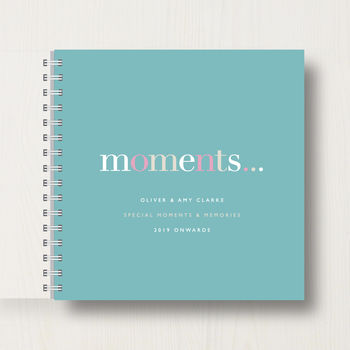 Personalised 'Moments' Memory Book, 10 of 12