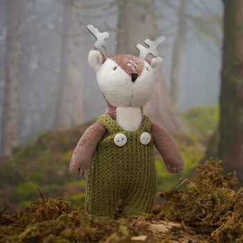 Wild Wanderers 'Dennis The Deer' Matchbox Toy | Gift Boxed | Baby Shower, 2 of 6