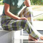 Women's 'Shetland' Check Brushed Cotton Pyjama Trousers, thumbnail 1 of 3