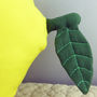 Lemon Shaped Pillow Nursery Cushion, thumbnail 4 of 5