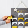 Personalised Chart Of Advent Surprises, thumbnail 2 of 5