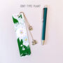 Personalised May 'Lily Of The Valley' Flower Bookmark, thumbnail 3 of 7