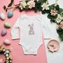 Liberty Of London Bunny Baby Bodysuit Long Sleeve, thumbnail 1 of 4