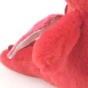 Mini Red Plush Soft Toy Welsh Dragon With Gift Box, 6 of 6