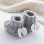 Angel Wings Cashmere Booties, thumbnail 1 of 9