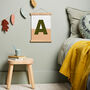 Personalised Initial Nursery Print Various Colours, thumbnail 1 of 5
