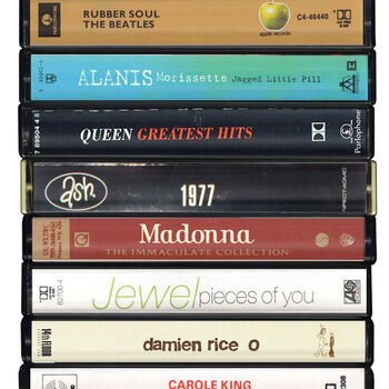 Personalised Top 10 Albums Print, Favourite Music Gift, 7 of 10