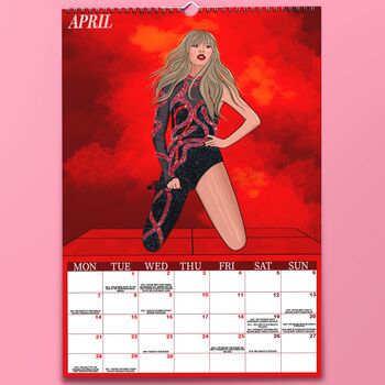 Taylor Swift 2025 The Eras Calendar, 6 of 6