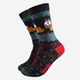 Christmas Pudding Bamboo Socks Men's Tree Decoration Hanging Cracker Gift, thumbnail 4 of 4