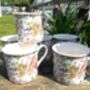 Set Of Six China Mugs In British Birds On Blue Design, thumbnail 1 of 3