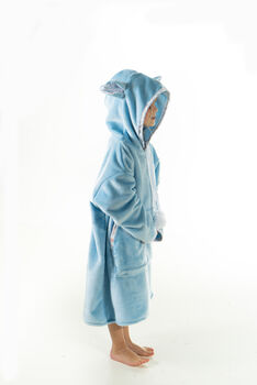 Winter Snow Forest Kids Snuggle Hoodie /Wearable Blanket, 3 of 4