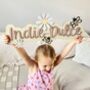 Large Wooden Name Sign For Kids Bedroom Personalised, thumbnail 2 of 12