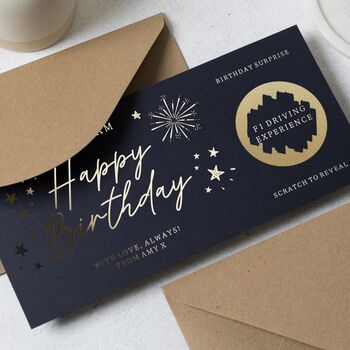 Personalised F1 Driving Experience Birthday Voucher, 3 of 9