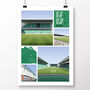 Hibs Views Of Easter Road Poster, thumbnail 2 of 7
