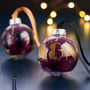 Personalised Luxury Feather Christmas Bauble, thumbnail 2 of 4