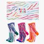 Women's Zebra Animal Print Bamboo Socks Gift Set, thumbnail 1 of 5