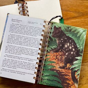 'Australian Mammals' Upcycled Notebook, 4 of 5
