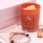 Crystal Scented Candle And Anxiety Bracelet Gift Set, thumbnail 2 of 9