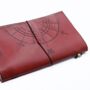 Red Leather Travel Journal A5, thumbnail 6 of 6