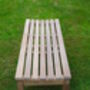 Backless Wooden Bench, thumbnail 5 of 10