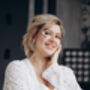 Long Sleeved Ivory Lace Bridal Kimono Cape, thumbnail 7 of 9