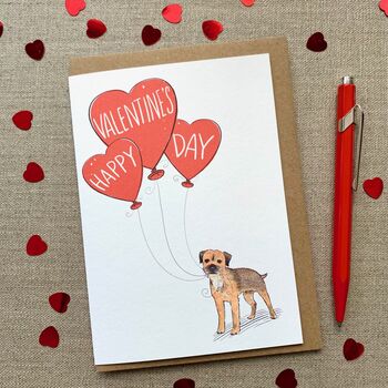 Personalised Dog Happy Valentine's Day Card, 10 of 12