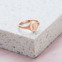 Personalised Engraved Initials Signet Ring, thumbnail 3 of 6