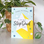 Rockstar Step Dad Birthday Card, thumbnail 2 of 3
