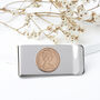 50th Birthday 1975 Penny Coin Money Clip, thumbnail 1 of 8