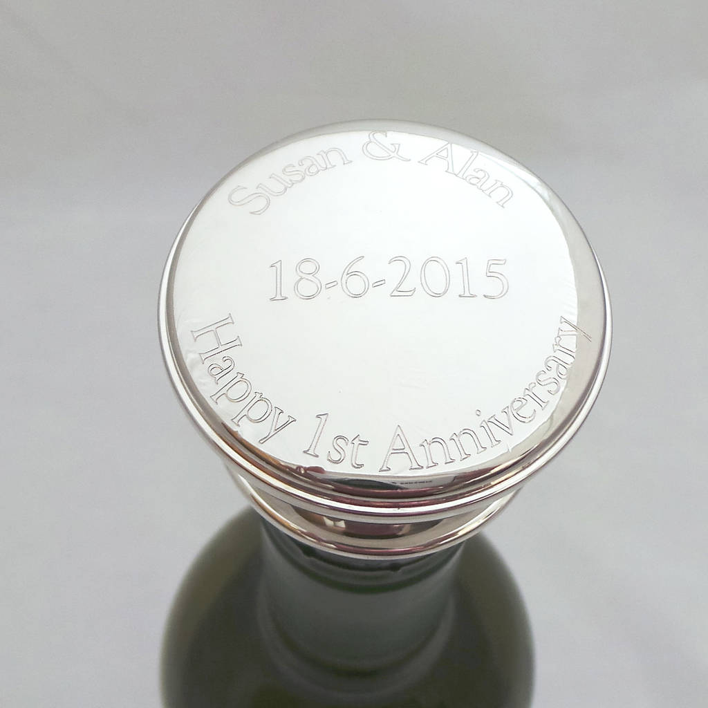 Personalised Engraved Wine Bottle Stopper, 1 of 5