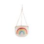 Rainbow Ceramic Hanging Planter With Choices Of Plants, thumbnail 4 of 4
