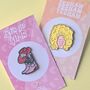 Pink Cowboy Boots Enamel Pin Badge, thumbnail 4 of 6