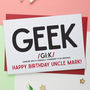 Geek Birthday And All Purpose Card, thumbnail 2 of 5