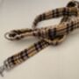 Check Fabric Designer Collar, Matching Lead Available, thumbnail 6 of 8