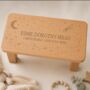 Personalised Moon And Stars Wooden Childs Stool, thumbnail 4 of 5